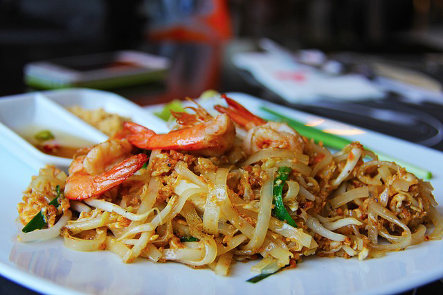 Pad Thaï aux crevettes